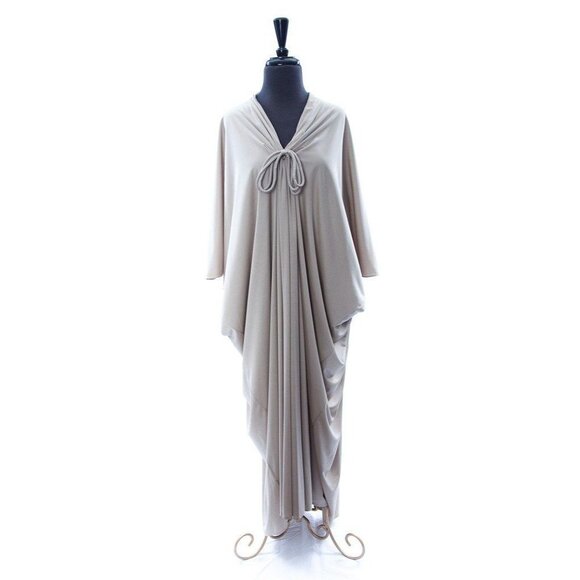 Vintage 1970's Maxi Dress Lucie Ann Beverly Hills Lounge Wear Hostess Gown Saks - Picture 1 of 8